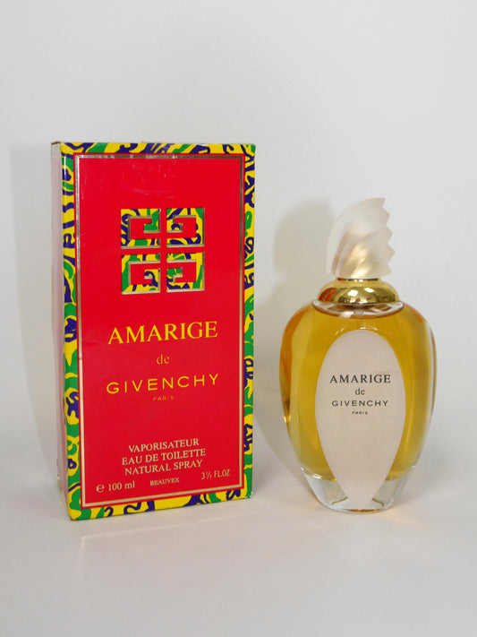 GIVENCHY Amarige (1991) 100 ml Eau de Toilette EdT Natural Spray Vaporisateur Vintage Perfume Parfum