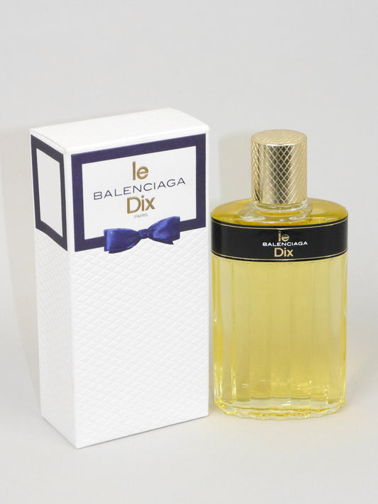 BALENCIAGA Le Dix (1947) 110 ml Eau de Toilette Splash 1970s Vintage Perfume Parfum Discontinued