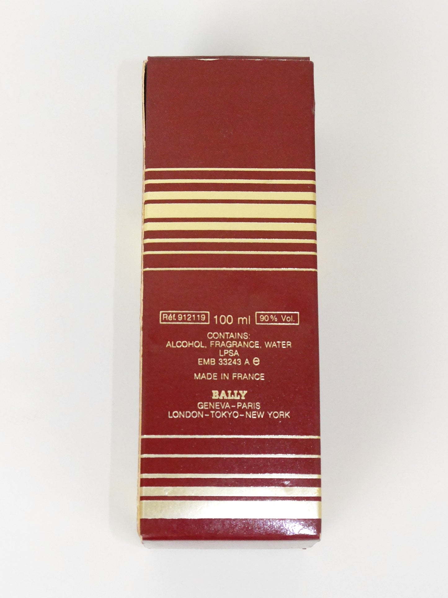 BALLY Bally Féminine 100 ml Eau de Toilette EdT Splash 1970s 1980s Vintage Perfume Parfum
