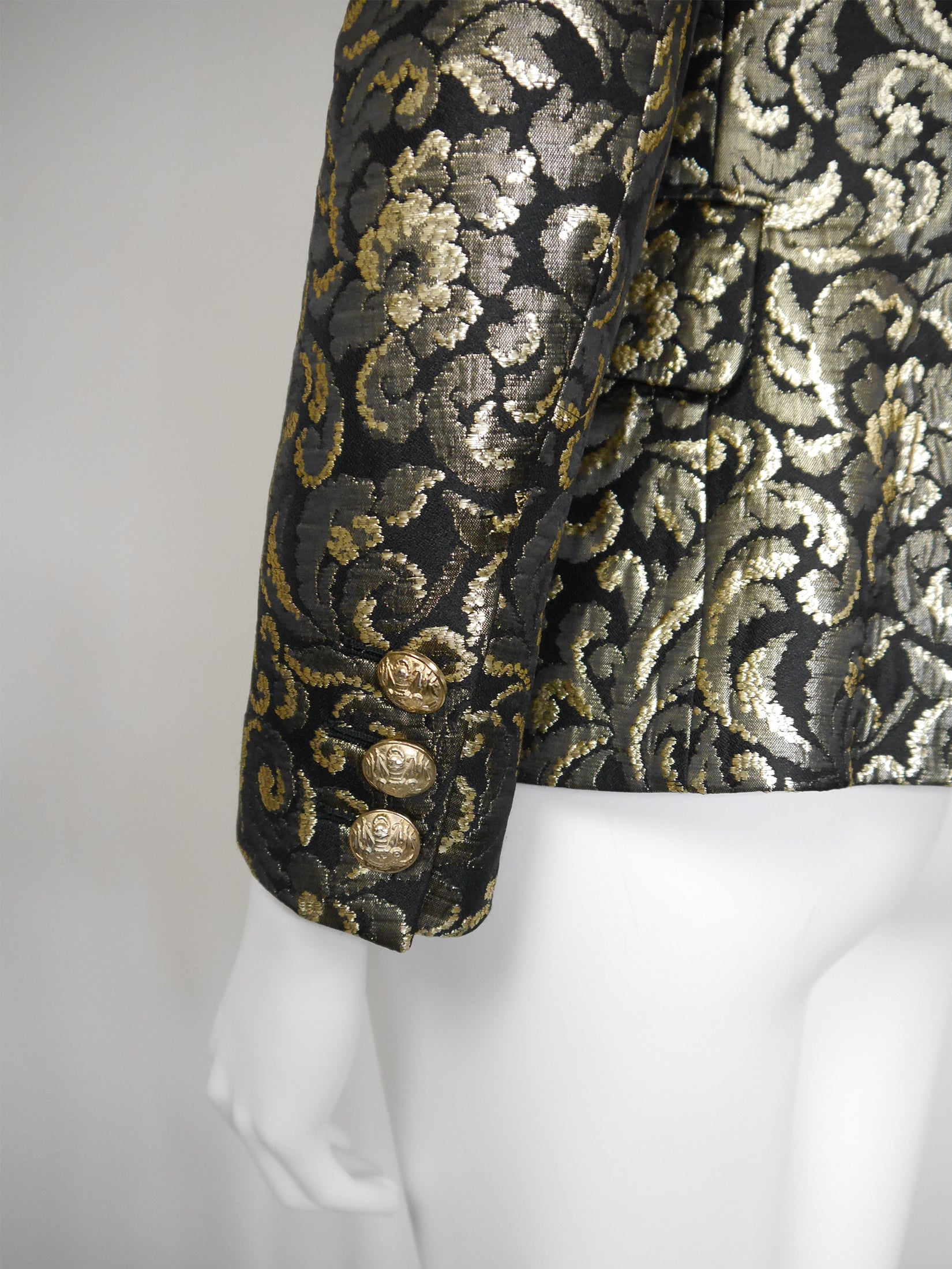 BALMAIN by Christophe Decarnin Fall 2010 Vintage Gold Brocade