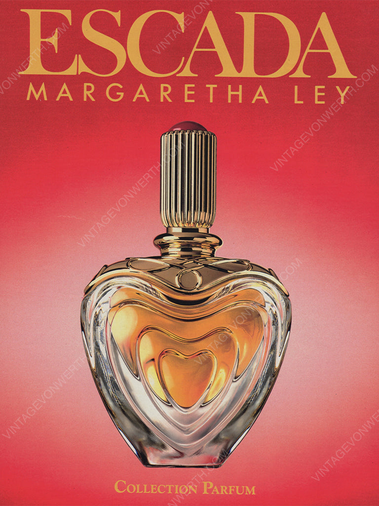 ESCADA 1993 Perfume Vintage Advertisement Parfum Scent Fragrance