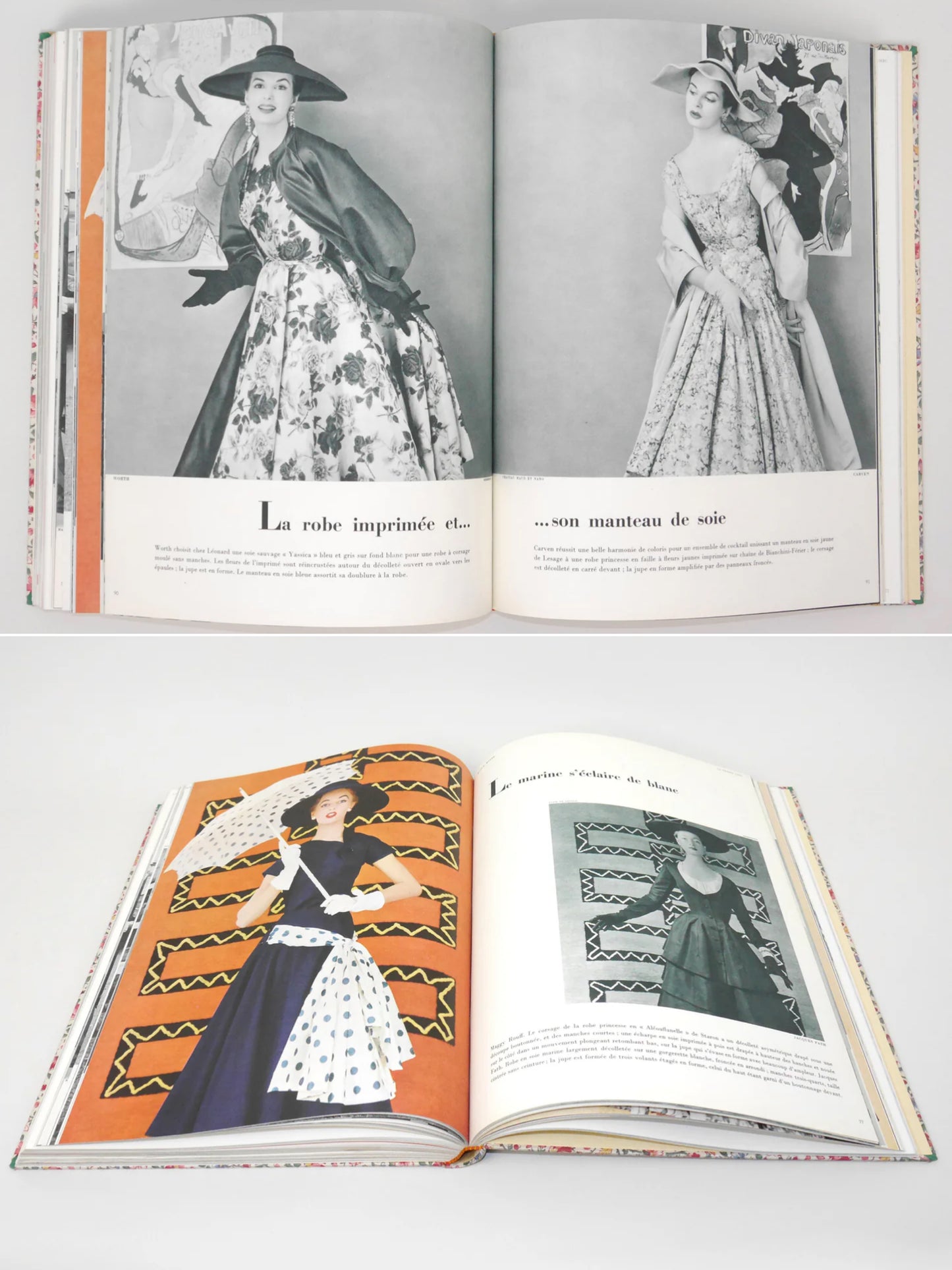 Bound Vintage Fashion Magazine Issues - FEMME CHIC 1955