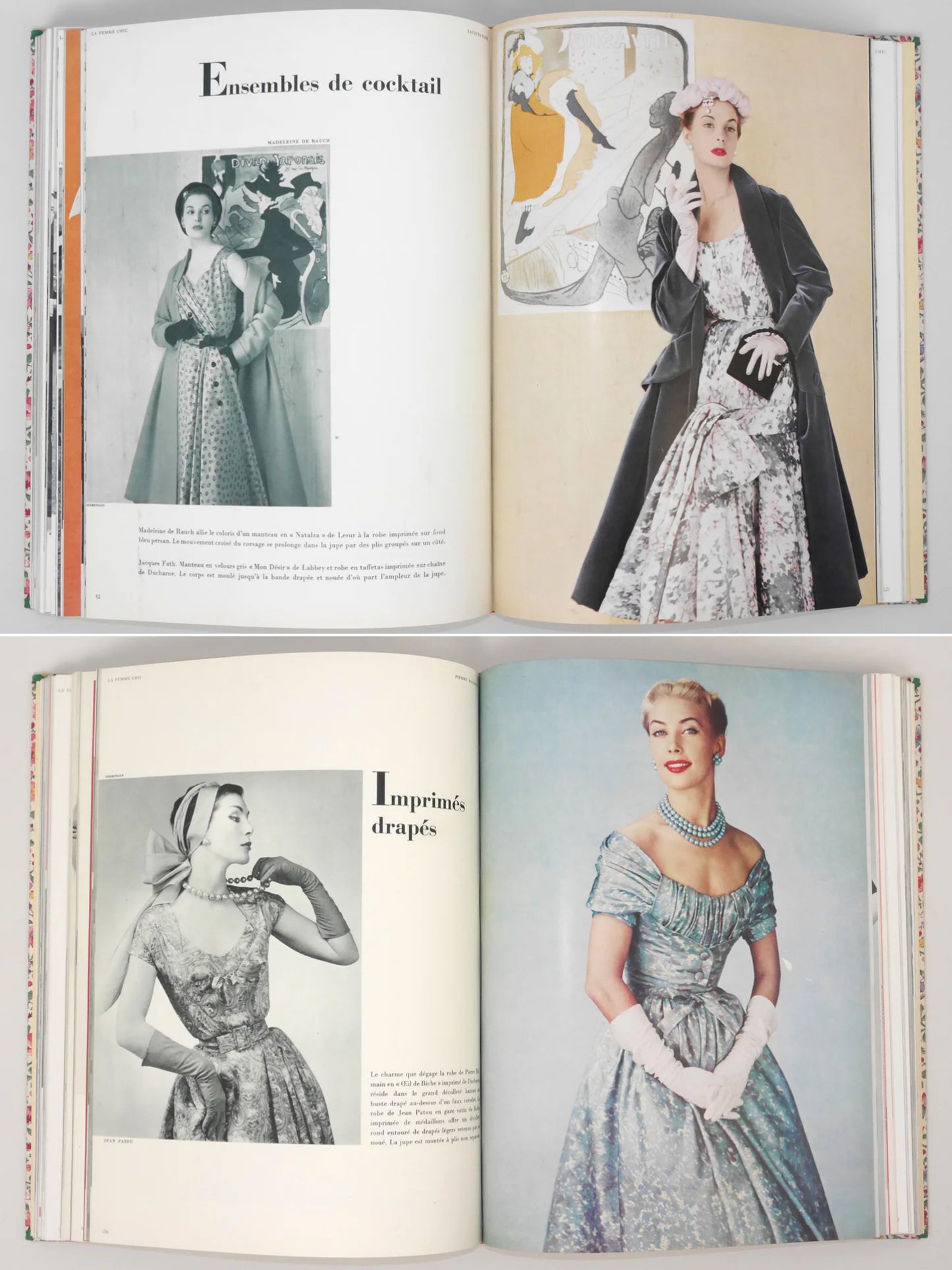 Bound Vintage Fashion Magazine Issues - FEMME CHIC 1955