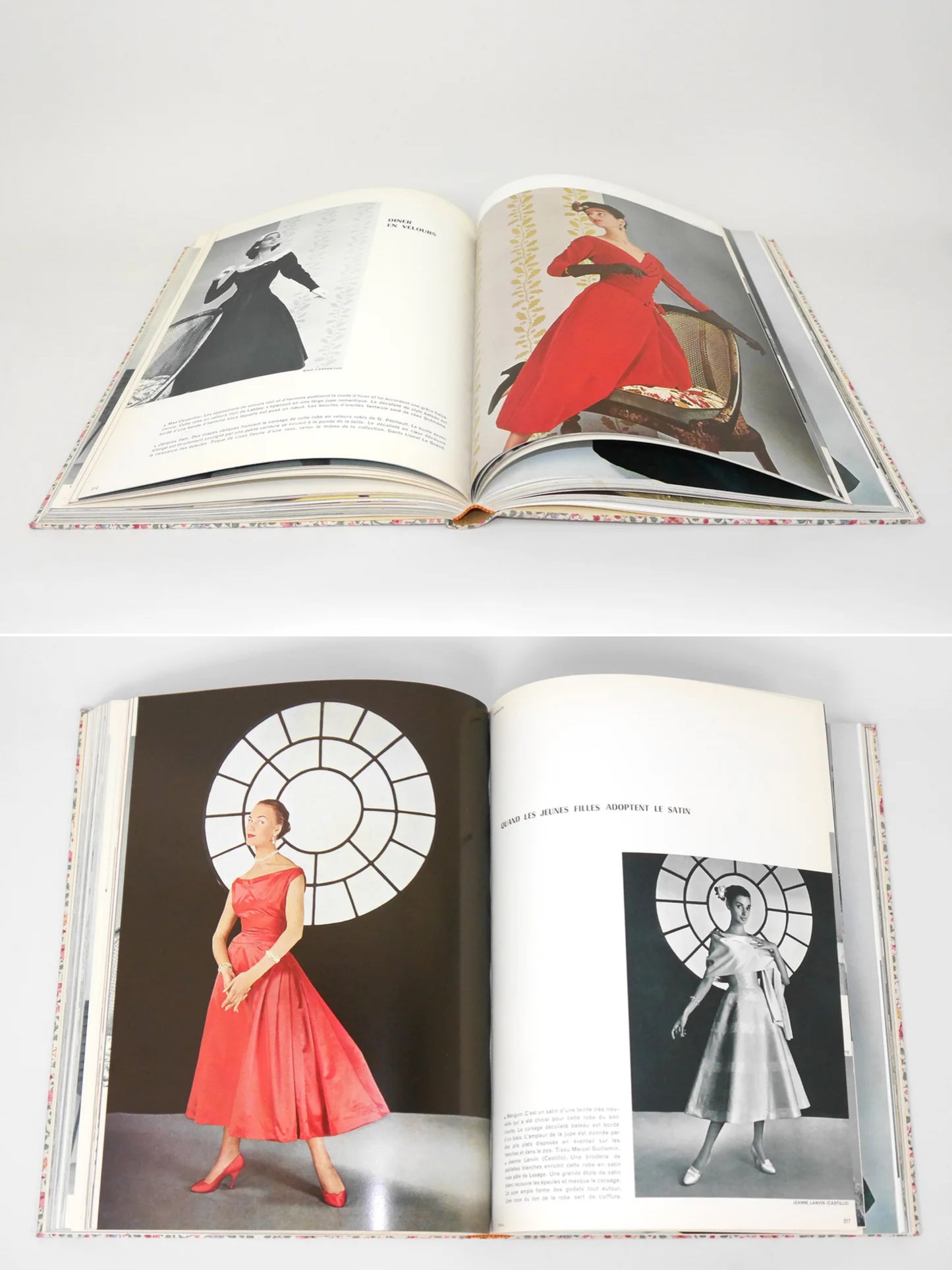 Bound Vintage Fashion Magazine Issues - L'OFFICIEL PARIS 1955