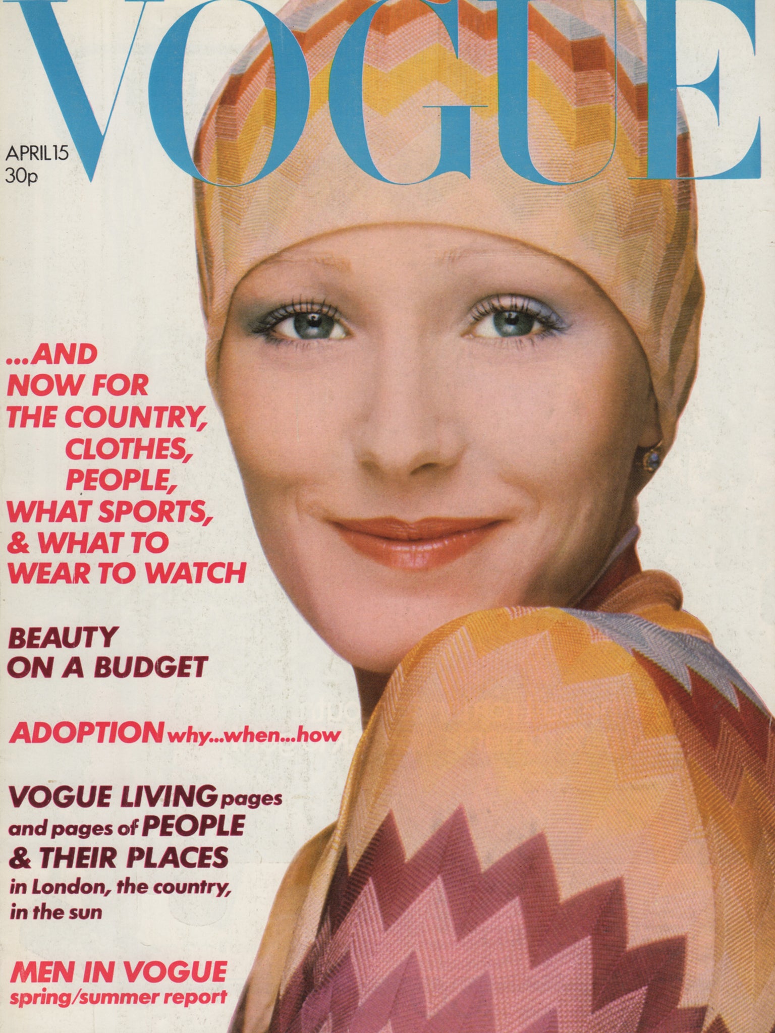 British VOGUE UK April 15, 1973