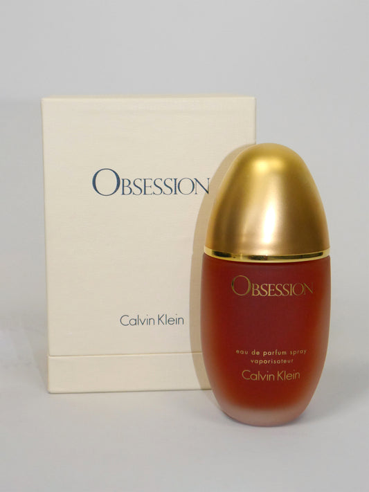 CALVIN KLEIN Obsession (1985) 100 ml Eau de Parfum EdP Natural Spray Vaporisateur Vintage 1980s 1990s Perfume