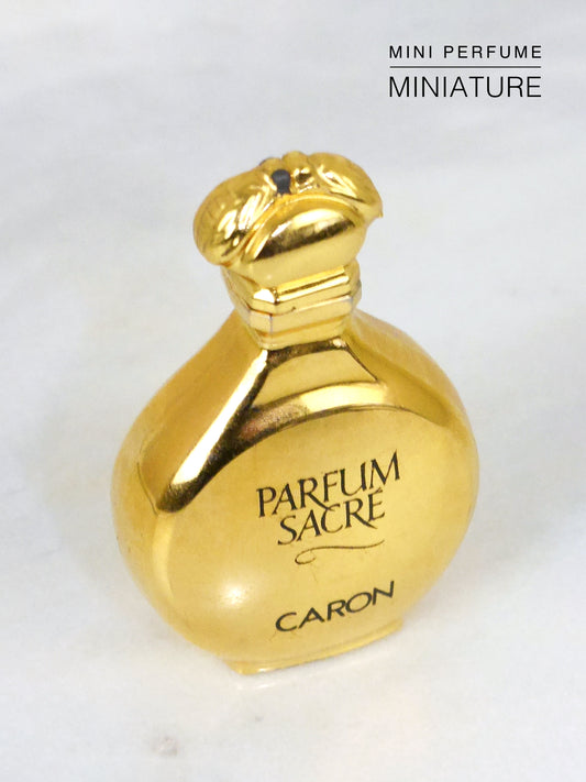 CARON Parfum Sacré (1990) 3 ml Extrait de Parfum Miniature EdP 1990s Vintage Perfume