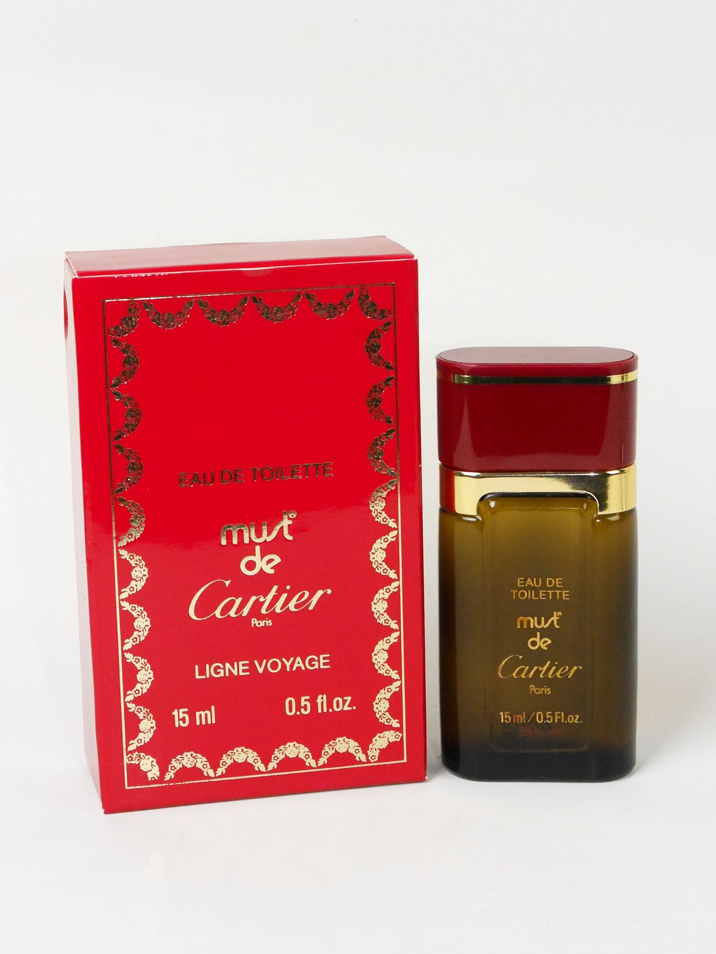 CARTIER Must de Cartier (1981) 15 ml Eau de Toilette EdT Splash 1980s Vintage Perfume Parfum First Version