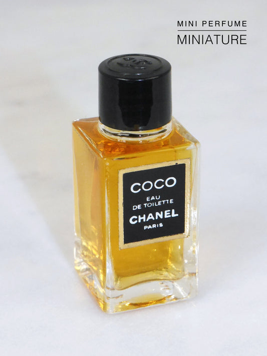 CHANEL Coco (1984) 4 ml Eau de Toilette EdT Miniature Perfume 1980s Vintage Parfum