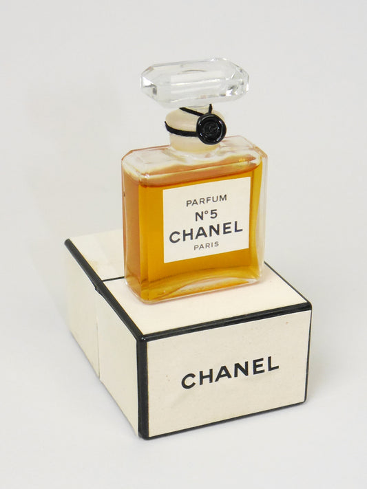 CHANEL No. 5 (1921) 7 ml Extrait de Parfum Vintage Perfume Sealed 1970s 1980s Version