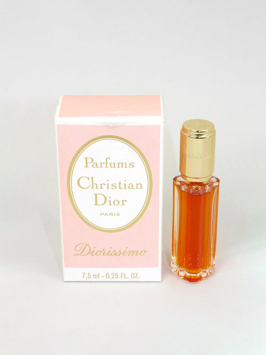 CHRISTIAN DIOR Diorissimo (1956) 7,5 ml Perfume Extrait de Parfum 1960s Vintage Rare