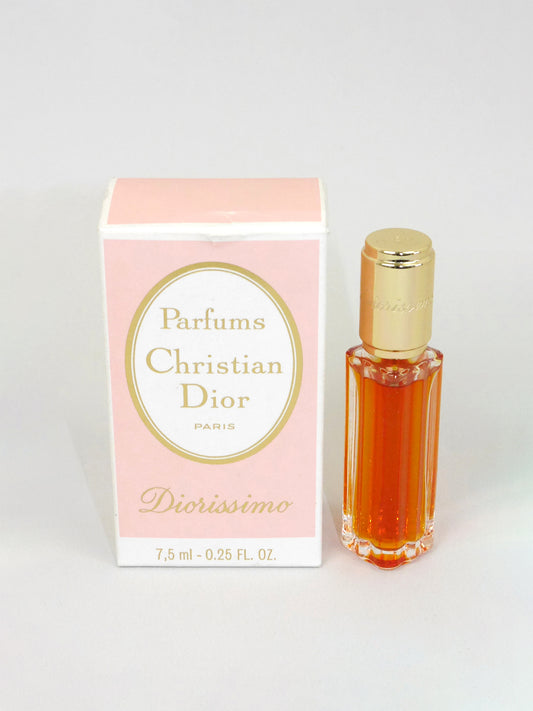 CHRISTIAN DIOR Diorissimo (1956) 7,5 ml Perfume Extrait de Parfum 1960s Vintage Rare