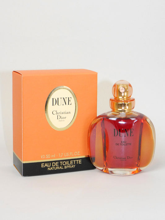 CHRISTIAN DIOR Dune (1991) 50 ml Eau de Toilette EdT 1990s Vintage Perfume Parfum