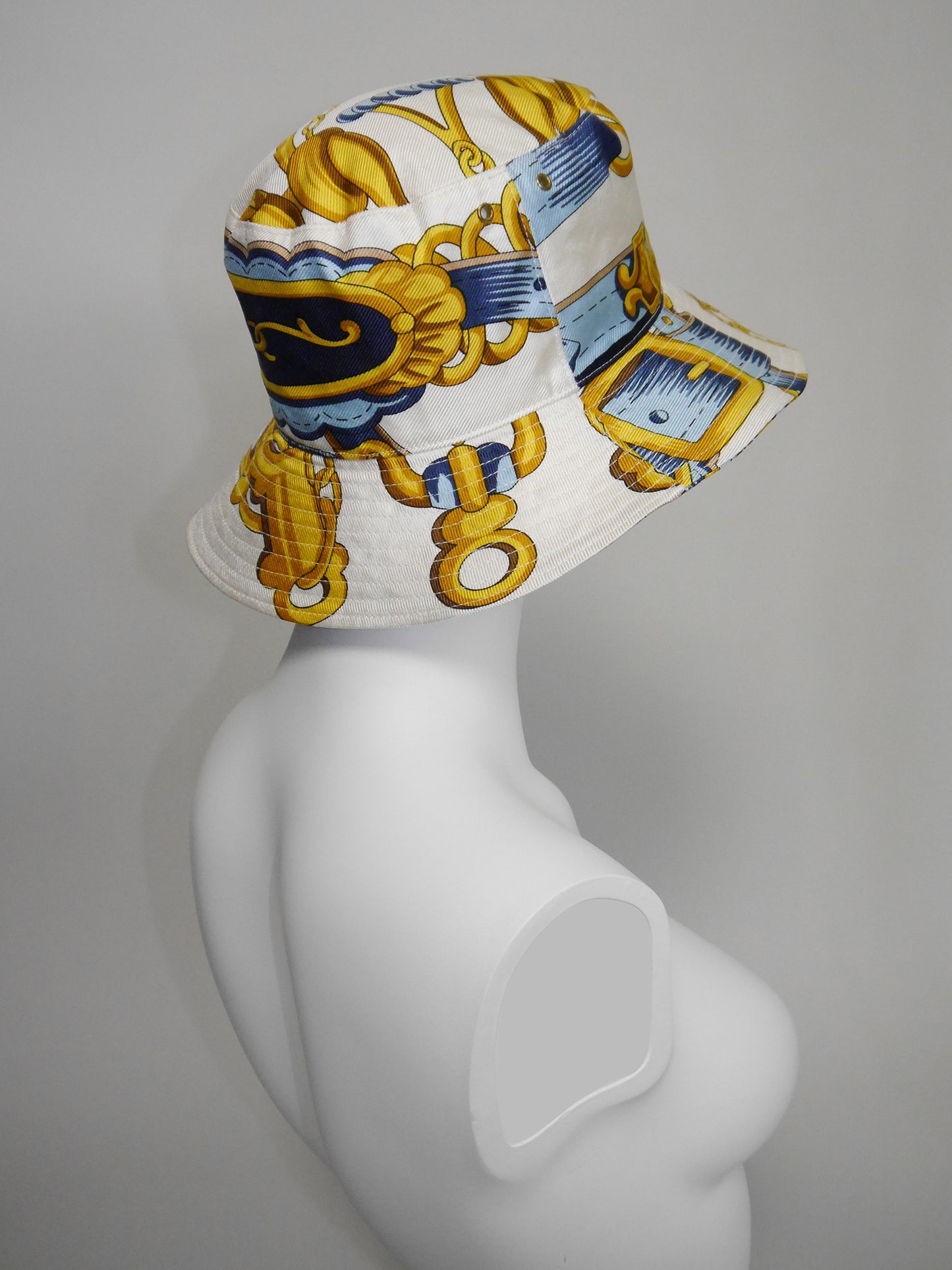 CHRISTIAN DIOR by John Galliano Spring 2000 Vintage Silk Bucket Hat