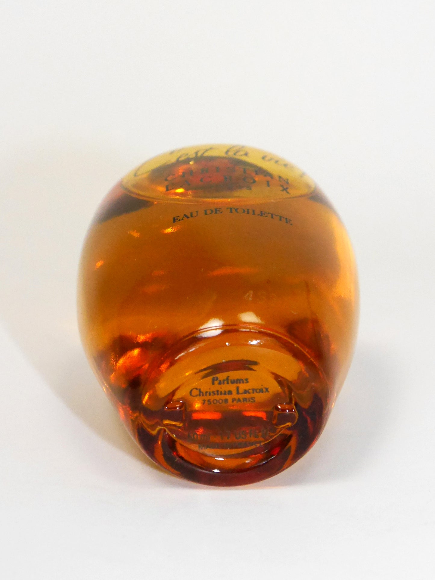 CHRISTIAN LACROIX C'est la vie! (1990) 50 ml Eau de Toilette EdT Splash 1990s Vintage Perfume Parfum