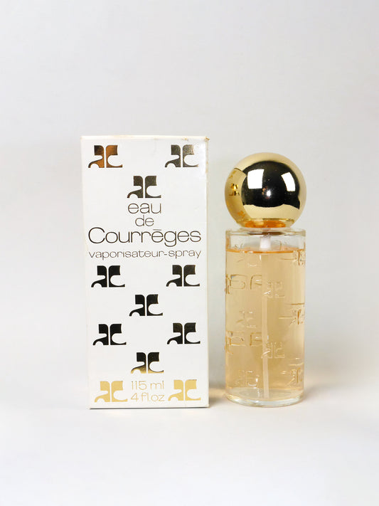 COURRÈGES Eau de Courrèges (1974) 115 ml Eau de Toilette EdT Spray 1970s Vintage Perfume Parfum