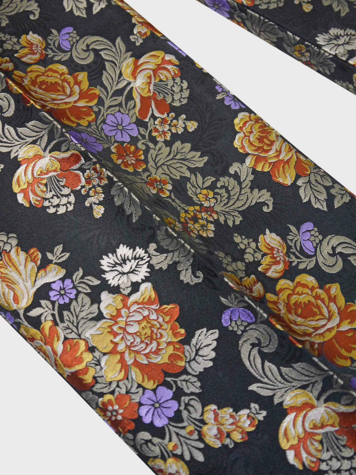 DOLCE & GABBANA Fall 1996 Vintage Floral Brocade Jacquard Evening Pants Size IT 42