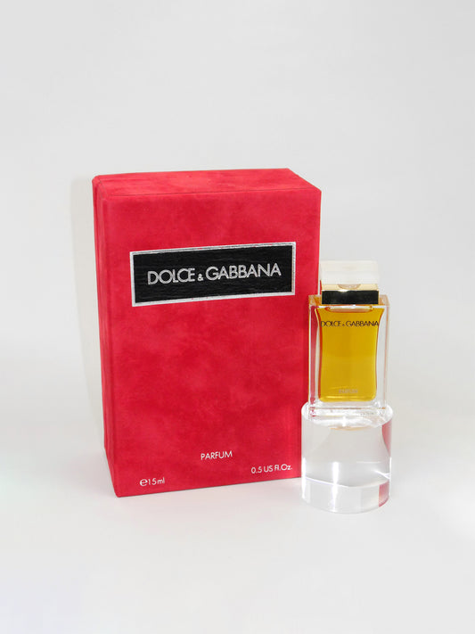 DOLCE & GABBANA (1992) 15 ml Extrait de Parfum Pure Perfume 1990s Vintage Fragrance