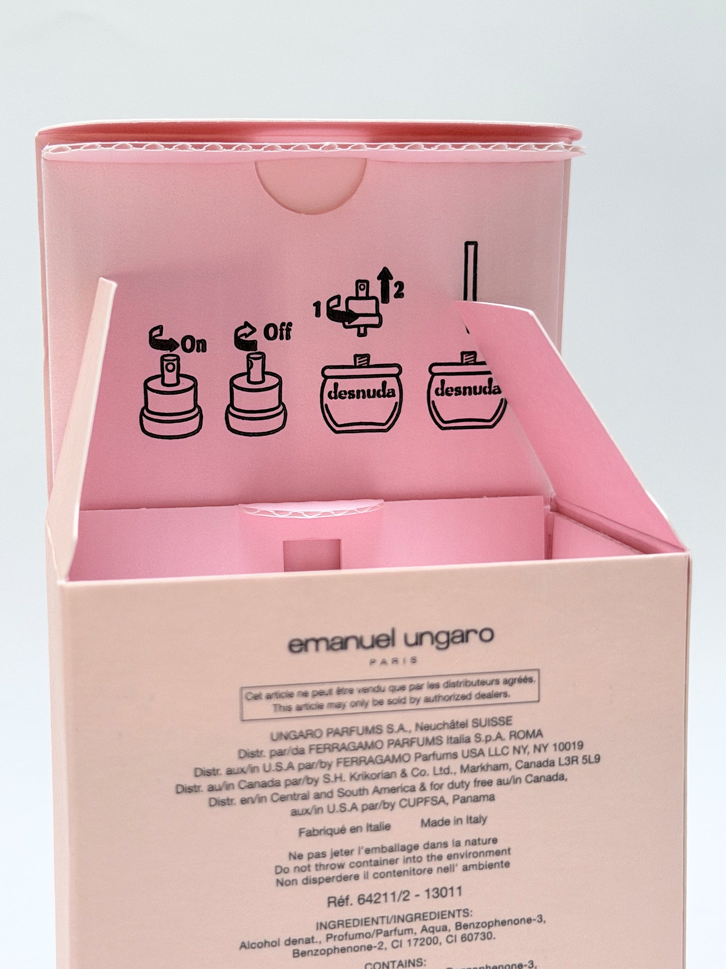 EMANUEL UNGARO Desnuda (2001) 40 ml Eau de Parfum Spray w/ Box 2000s Vintage Perfume