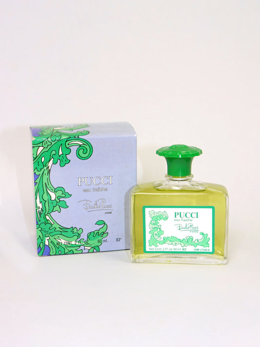 EMILIO PUCCI Eau Fraiche 60 ml Splash 1970s 1980s Vintage Perfume Parfum