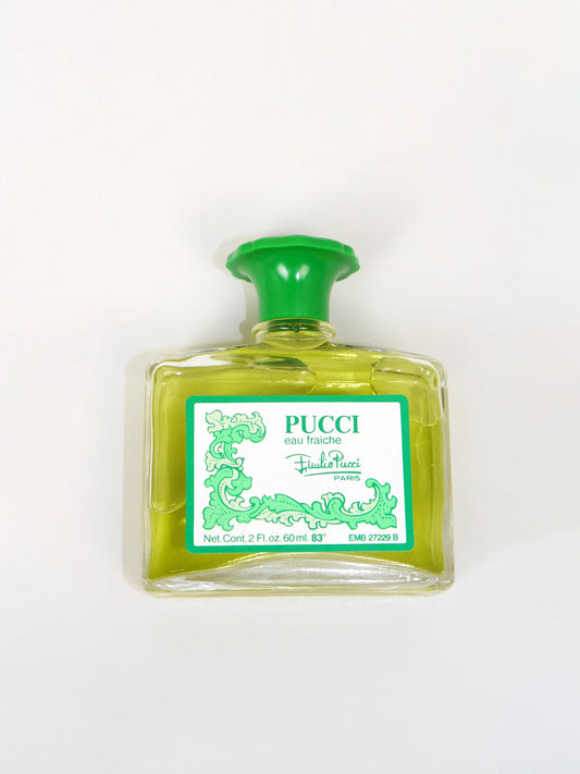 EMILIO PUCCI Eau Fraiche 60 ml Splash 1970s 1980s Vintage Perfume Parfum