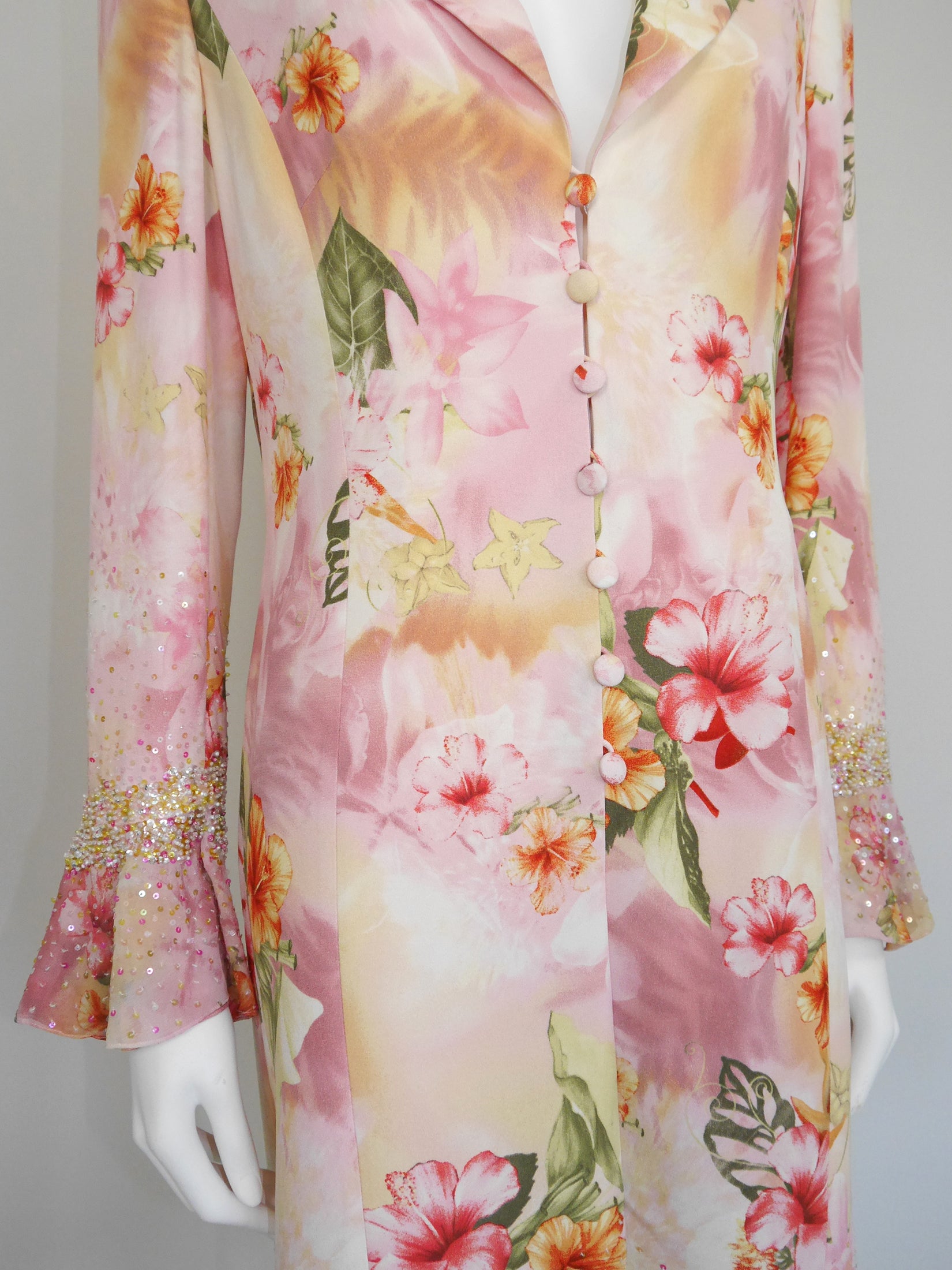 Vintage floral coat store