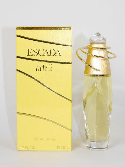 ESCADA Acte 2 (1995) 50 ml Eau de Parfum EdP Splash Vintage Perfume