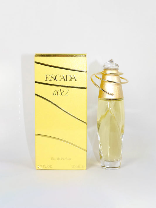 ESCADA Acte 2 (1995) 50 ml Eau de Parfum EdP Splash Vintage Perfume