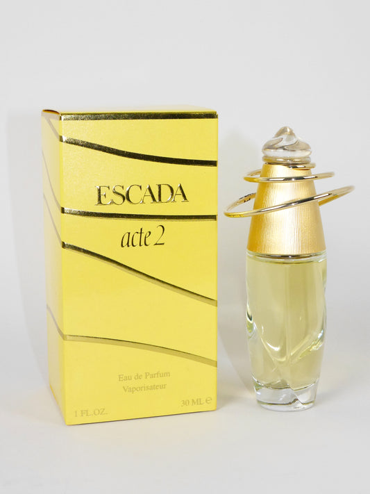 ESCADA Acte 2 (1995) 30 ml Eau de Parfum EdP Natural Spray Vintage Perfume