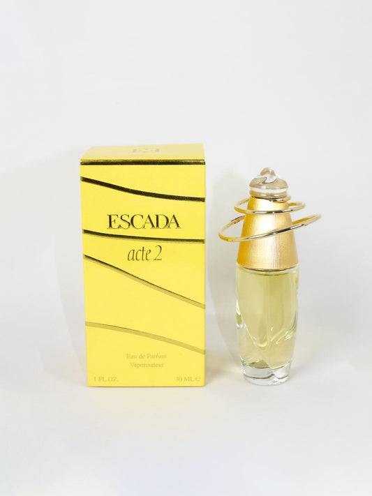 ESCADA Acte 2 (1995) 30 ml Eau de Parfum EdP Natural Spray Vintage Perfume