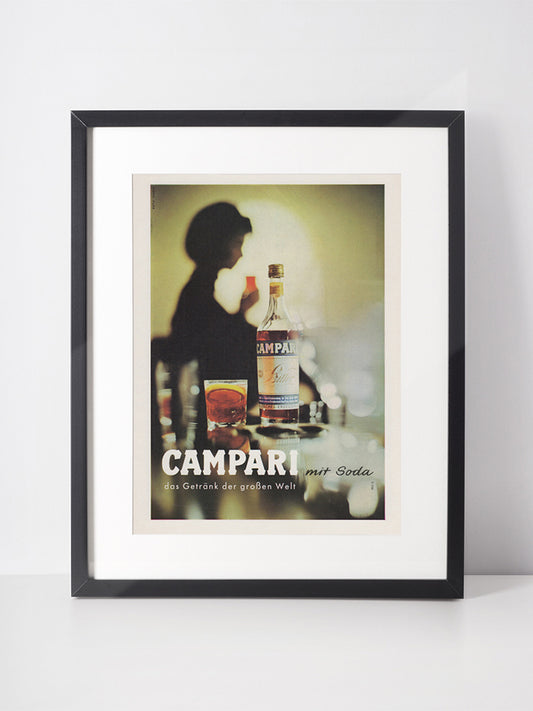 CAMPARI 1960 Vintage Advertisement 1960s Beverage Alcohol Print Ad