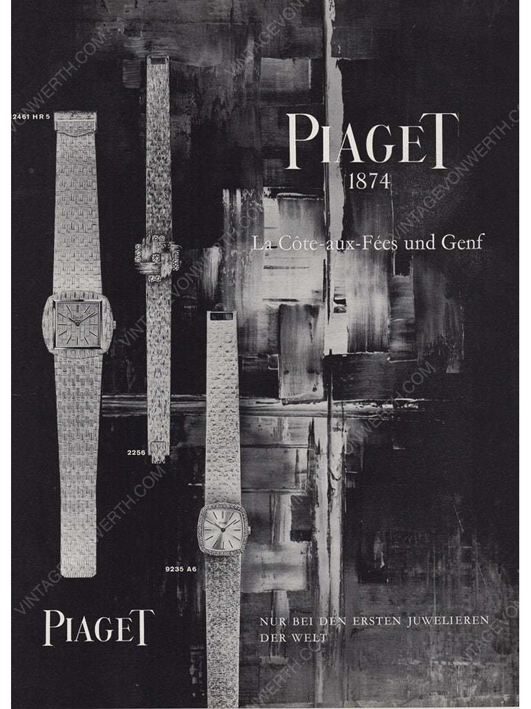 PIAGET 1963 Vintage Advertisement 1960s Watch Ad