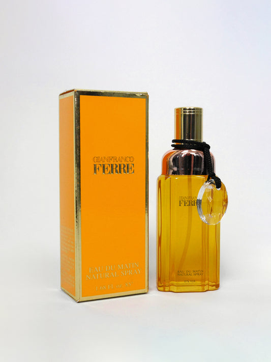 GIANFRANCO FERRÉ Gianfranco Ferré 50 ml Eau du Matin Natural Spray 1980s 1990s Vintage Perfume Parfum
