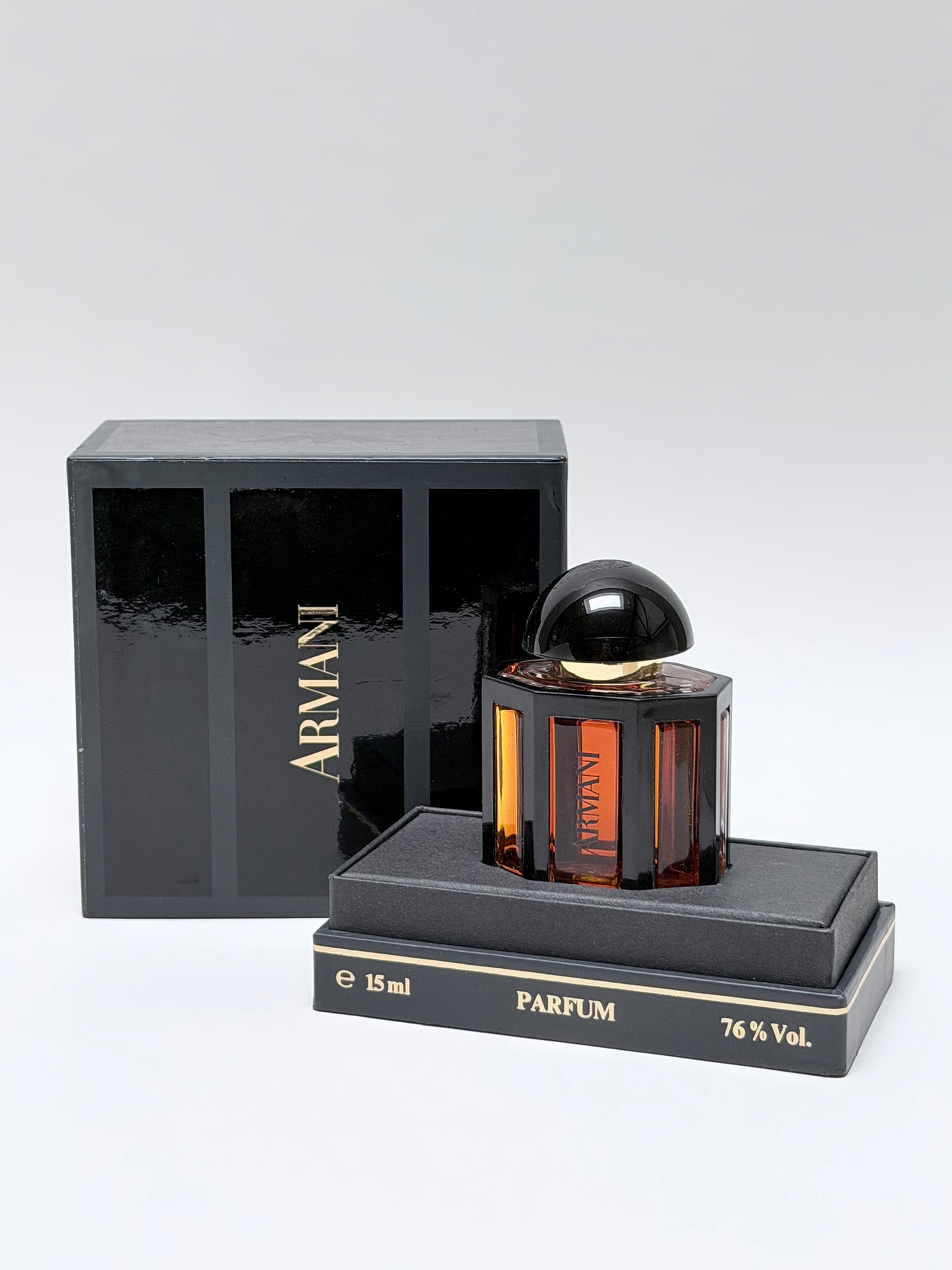 GIORGIO ARMANI Armani (1981) 15 ml Parfum Splash w/ Box 1980s Vintage Perfume Discontinued Rare