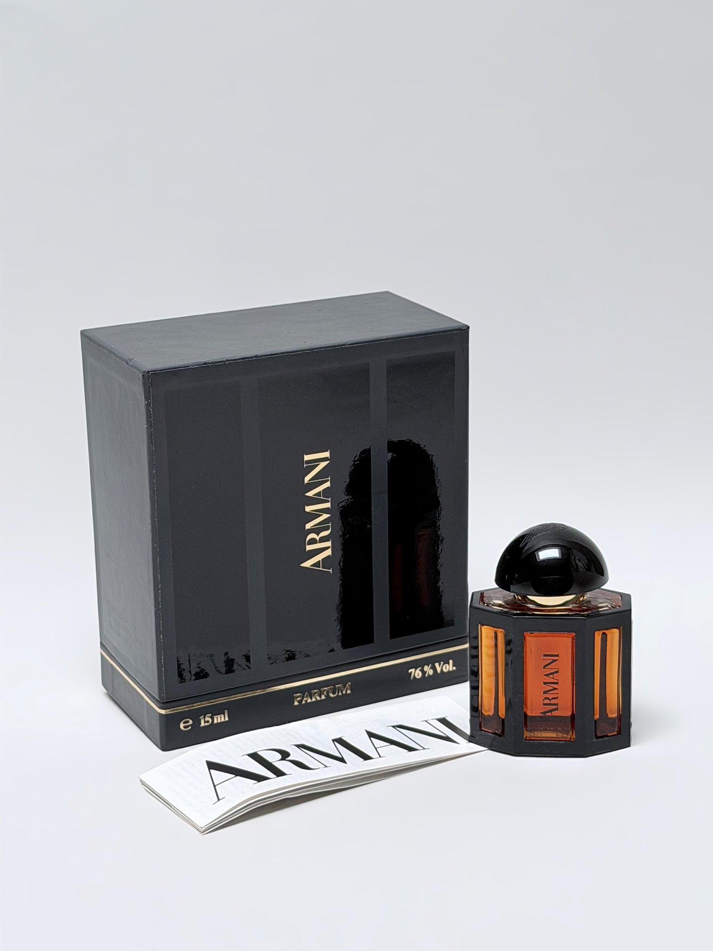 GIORGIO ARMANI Armani (1981) 15 ml Parfum Splash w/ Box 1980s Vintage Perfume Discontinued Rare