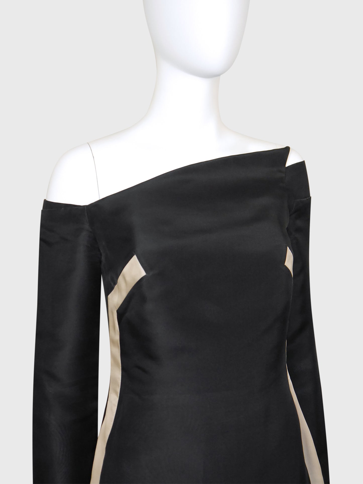 GIVENCHY COUTURE by Alexander McQueen Fall 1999 Silk Dress Size M
