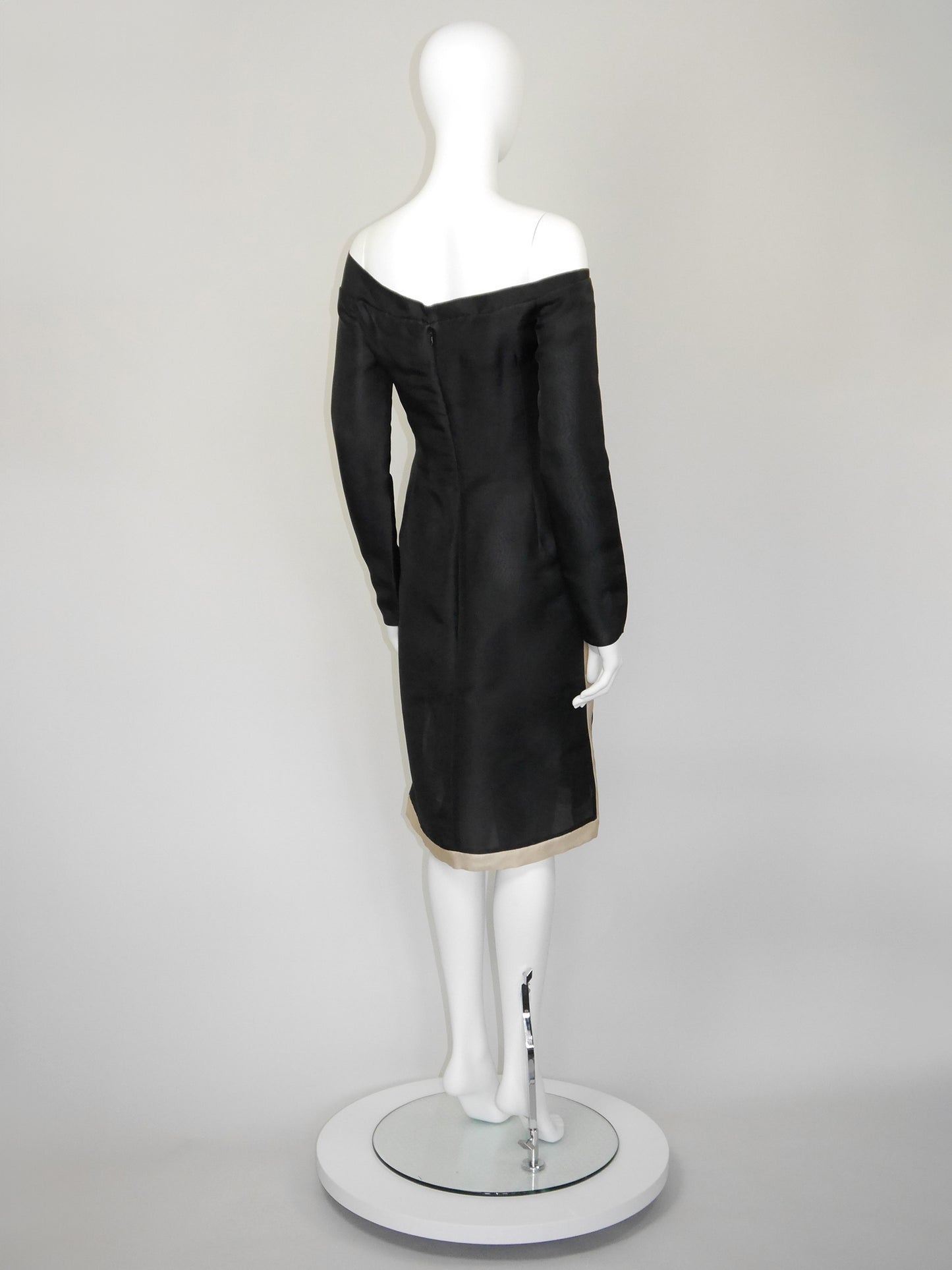 GIVENCHY COUTURE by Alexander McQueen Fall 1999 Silk Dress Runway Look 33 Size M