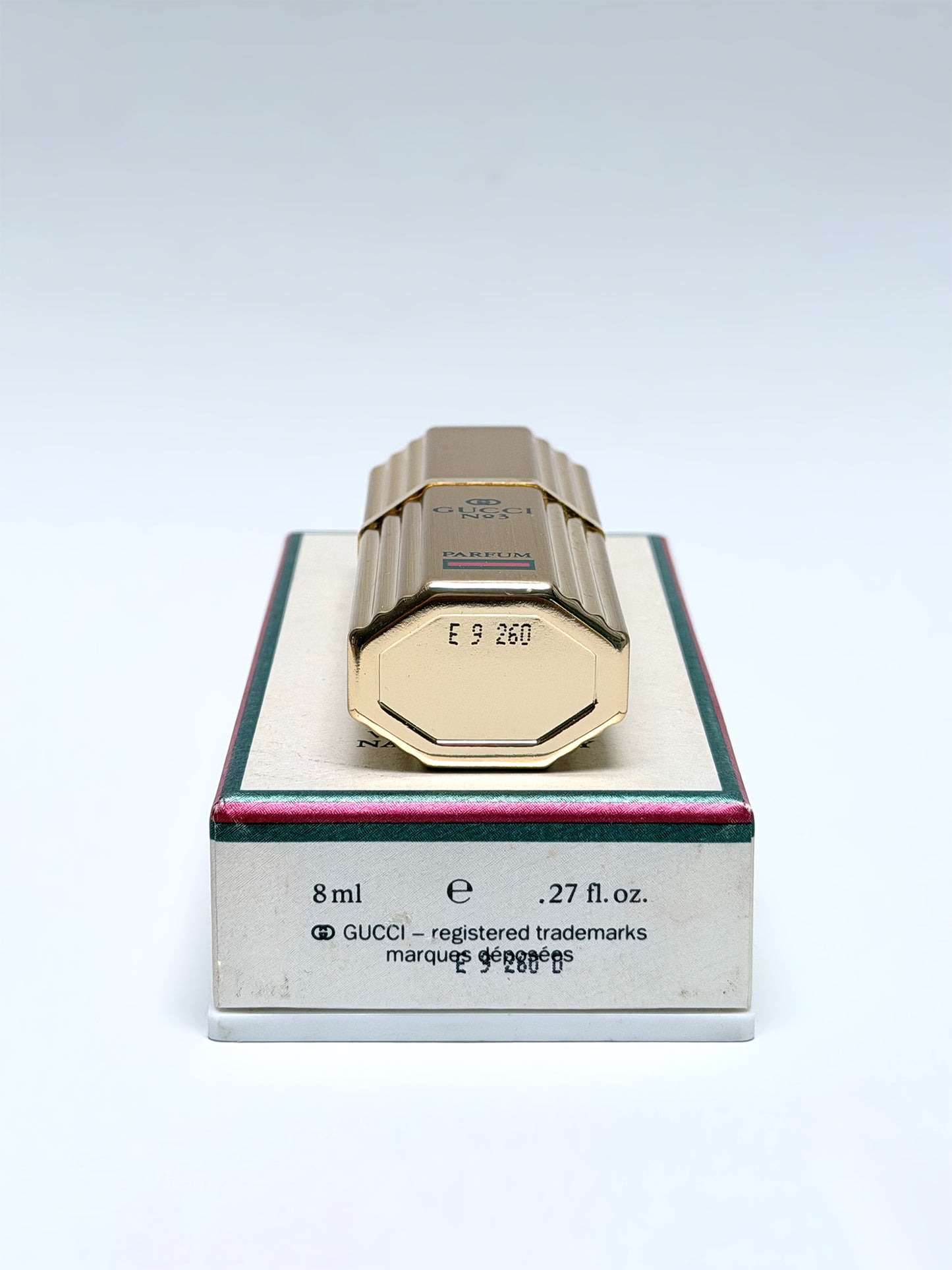 GUCCI No 3 (1985) 8 ml Extrait de Parfum Spray w/ Box 1980s Vintage Perfume Discontinued