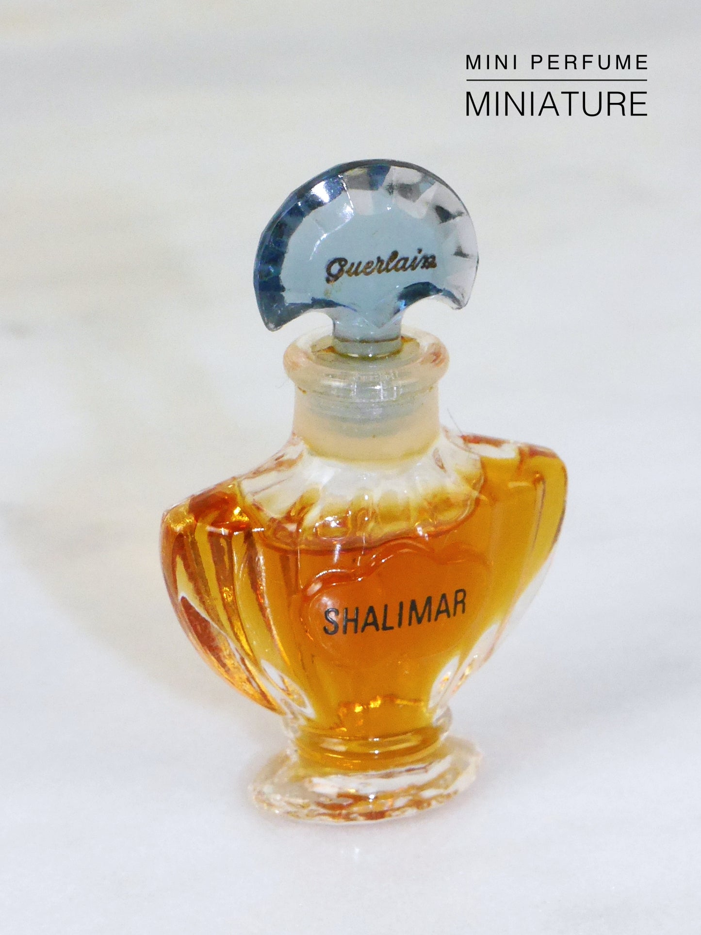GUERLAIN Shalimar (1925) 2 ml Extrait de Parfum Miniature Pure Perfume 1980s Vintage