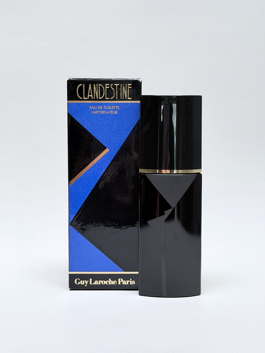 GUY LAROCHE Clandestine (1986) 30 ml Eau de Toilette Spray w/ Box 1980s Vintage Perfume Parfum Discontinued