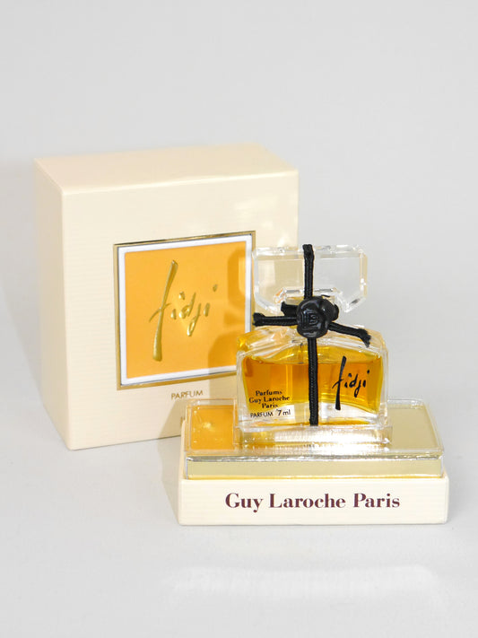 GUY LAROCHE Fidji (1966) 7 ml Extrait de Parfum 1980s Vintage Perfume Sealed w/ Box