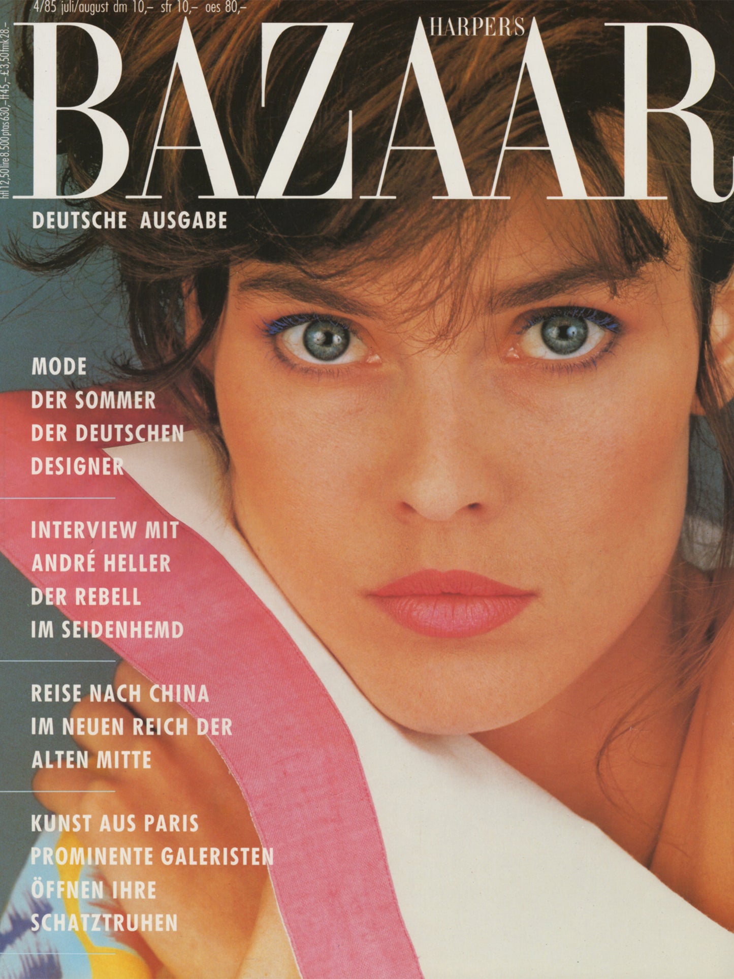 HARPER'S BAZAAR GERMANY April 1985