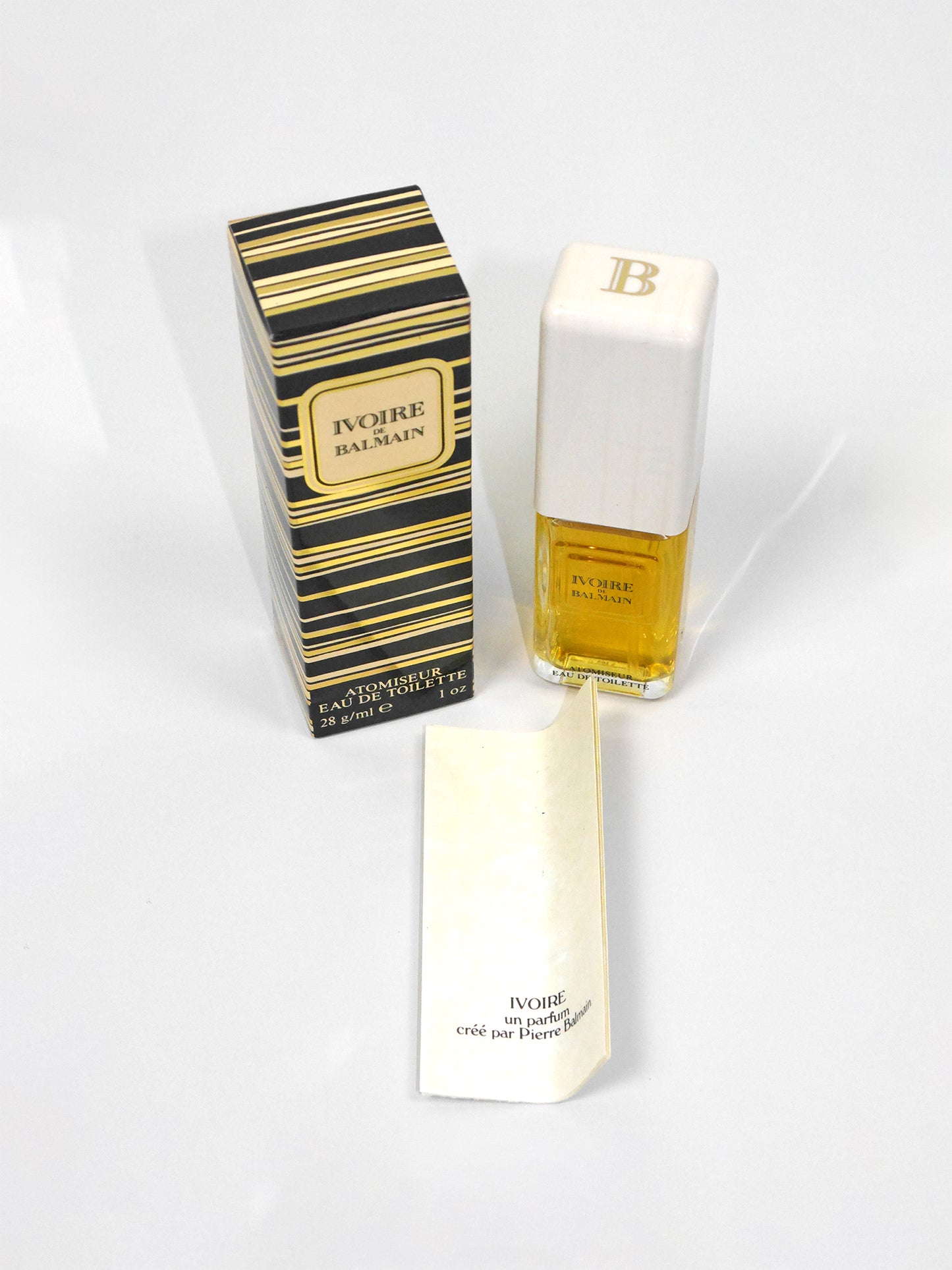 PIERRE BALMAIN Ivoire de Balmain (1980) 28 ml Eau de Toilette EdT Atomiseur 1980s Vintage Perfume Parfum