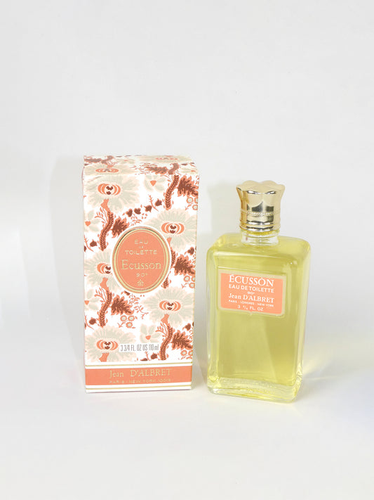JEAN D'ALBRET Écusson (1947) 110 ml Eau de Toilette EdT Splash Vintage Perfume Parfum Sealed 1970s Version