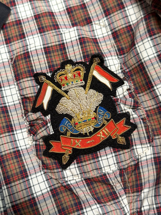 JEAN PAUL GAULTIER 2000s Vintage Tartan Pajama-Style Suit with Shirred Jacket