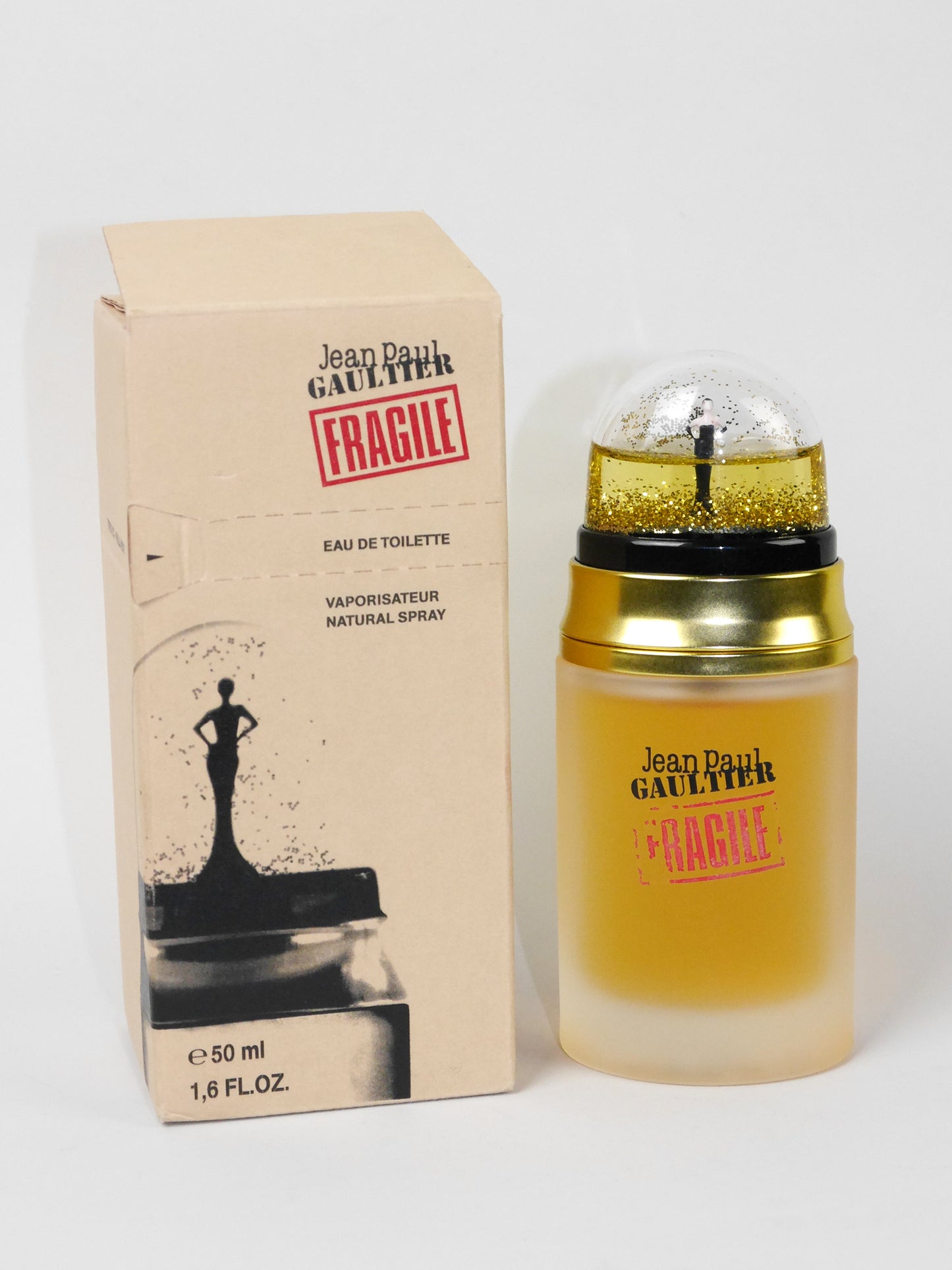 JEAN PAUL GAULTIER Fragile (2001) 50 ml Eau de Toilette EdT Natural Spray 2000s Vintage Perfume
