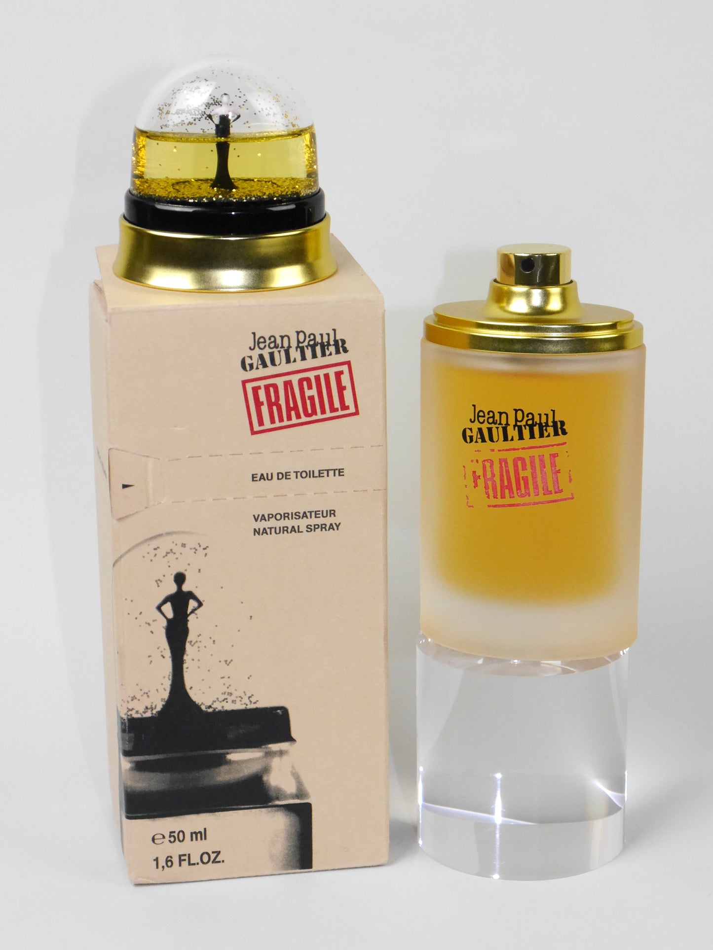 JEAN PAUL GAULTIER Fragile (2001) 50 ml Eau de Toilette EdT Natural Spray 2000s Vintage Perfume