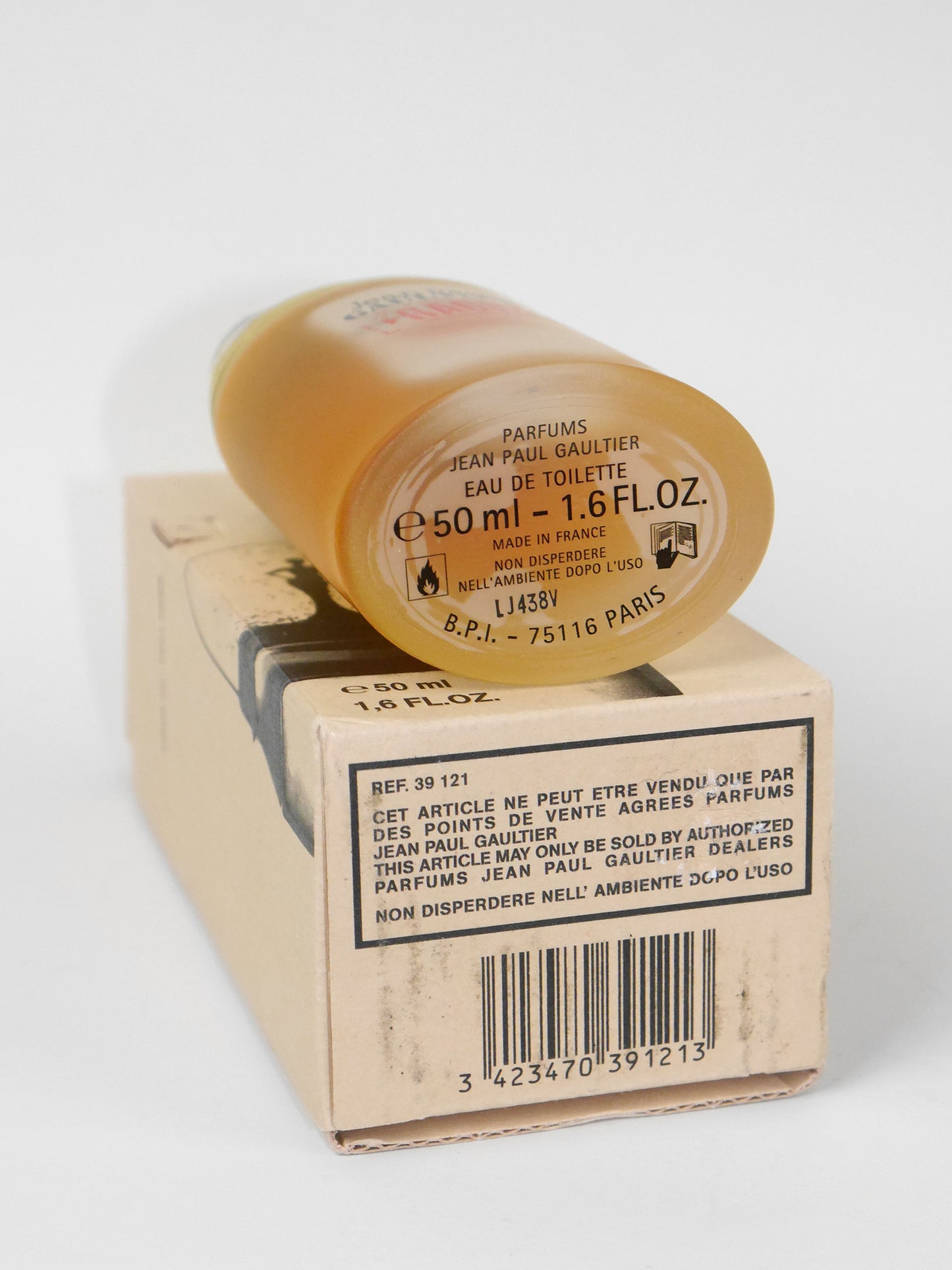 JEAN PAUL GAULTIER Fragile (2001) 50 ml Eau de Toilette EdT Natural Spray 2000s Vintage Perfume