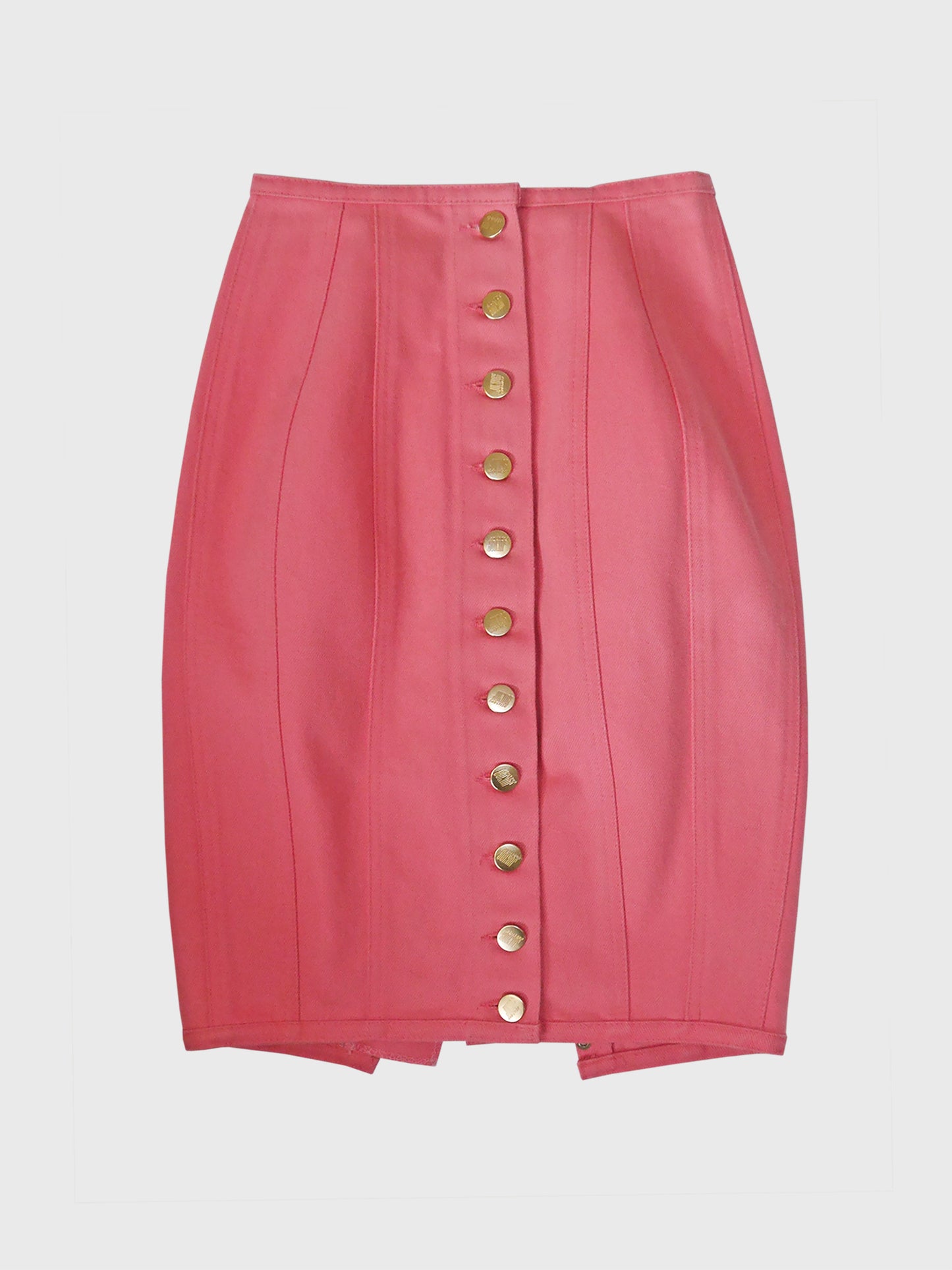 JEAN PAUL GAULTIER Vintage Lace-Up Denim Skirt