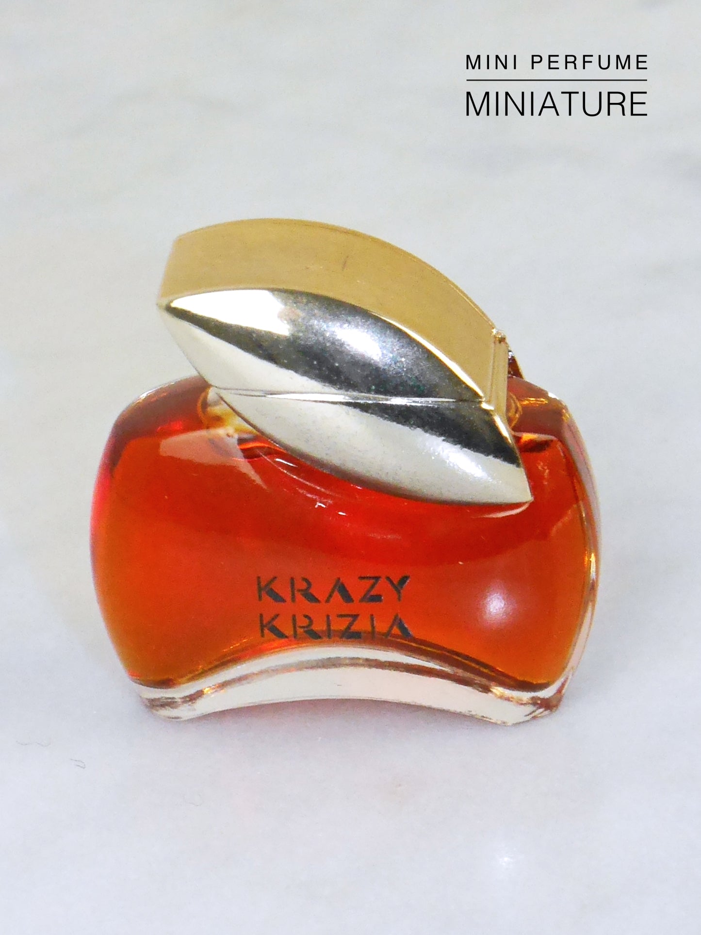 KRIZIA Krazy Krizia (1991) 6 ml Eau de Parfum EdP Miniature Perfume 1990s Vintage Parfum